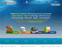 Tablet Screenshot of fileburst.com